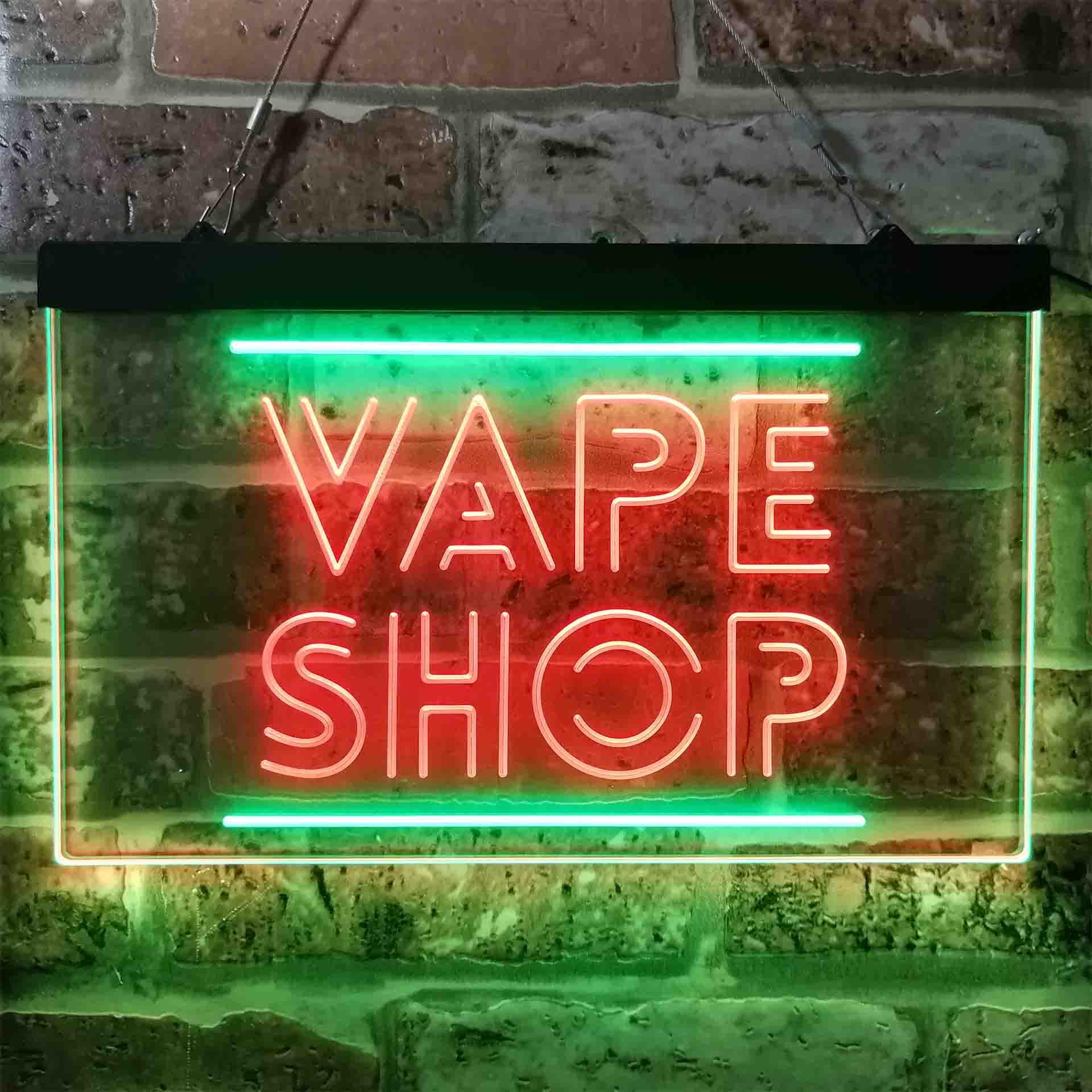 VAPE SHOP Dual Color Led Neon  - Vaping Shop recensione e prezzo