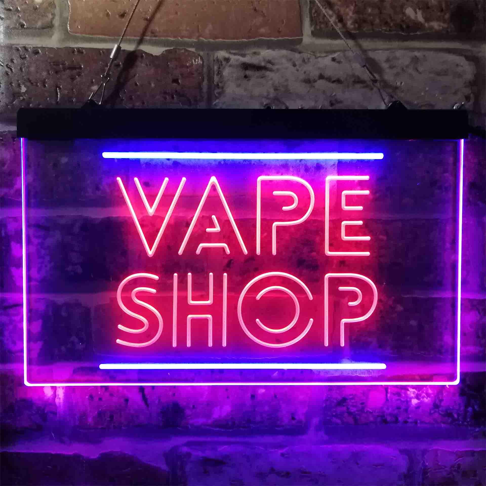 VAPE SHOP Dual Color Led Neon  - Vaping Shop recensione e prezzo