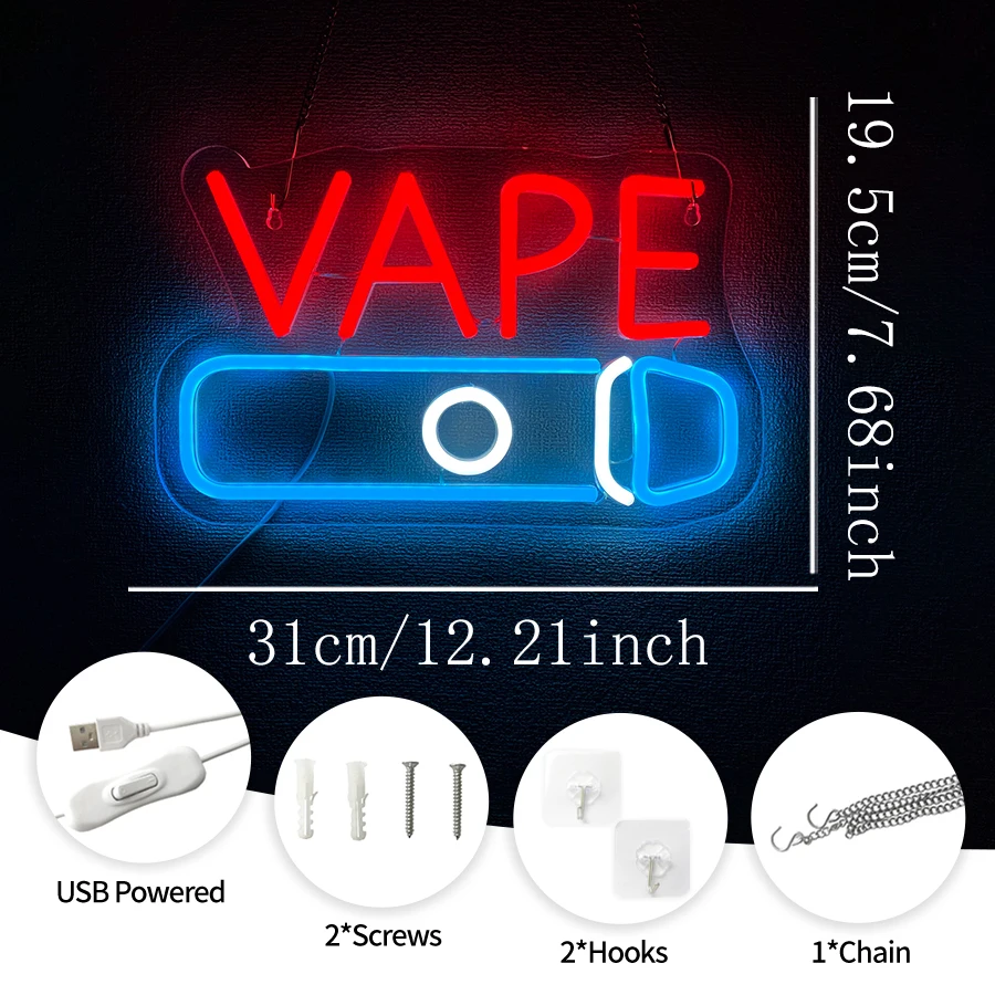 LED Neon Lights Business Windo - Vaping Shop recensione e prezzo