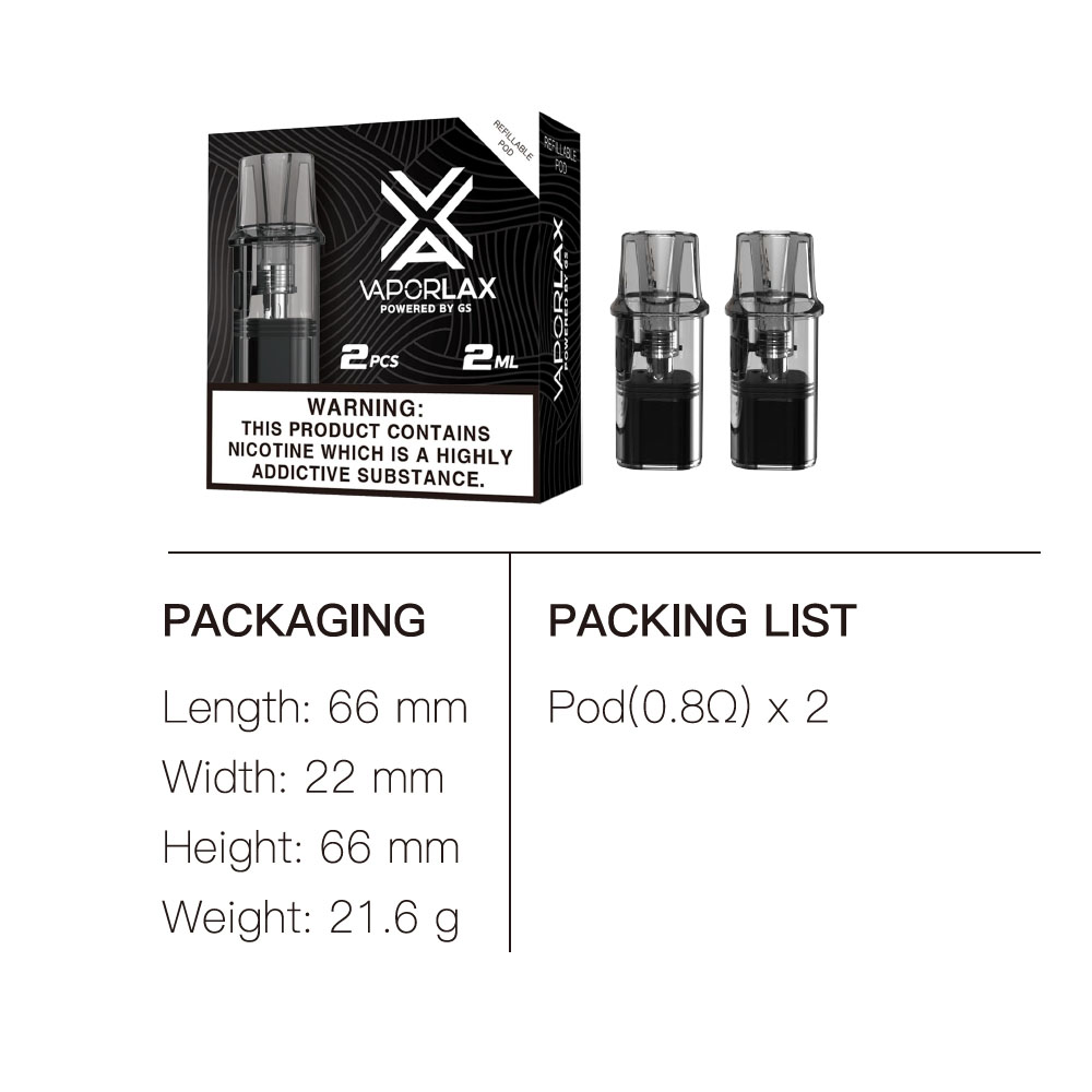 VaporLax Nano Cartridge 2ml wi - Accessories For Vaping recensione e prezzo