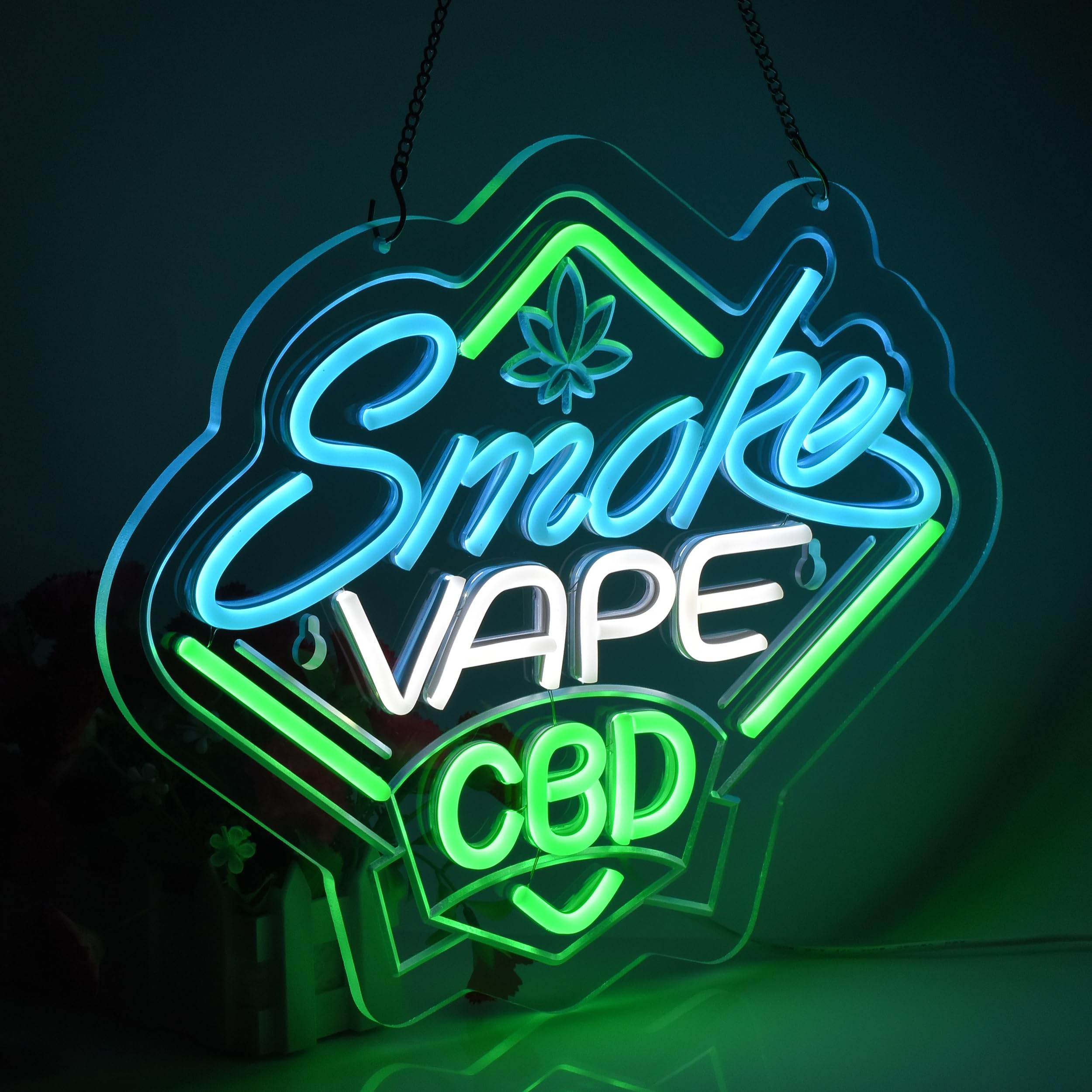 Smoke and Vape Shop Neon Sign  - Vaping Shop recensione e prezzo