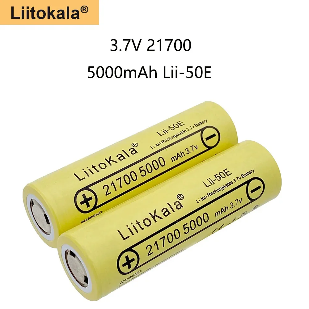 Lii-50E 3.7V 21700 LiitoKala 5 - Vape Battery 18650 recensione e prezzo
