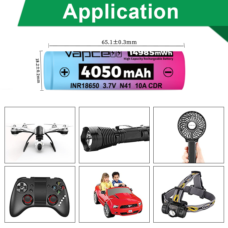 Original Vapcell N41 INR 18650 - Vape Battery 18650 recensione e prezzo