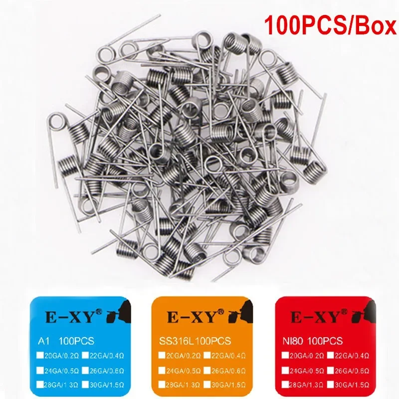 100PCS/BOX Prebuilt Coil Wire  - Coil Building Kit recensione e prezzo