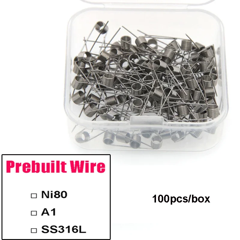 100PCS/BOX Prebuilt Coil Wire  - Coil Building Kit recensione e prezzo