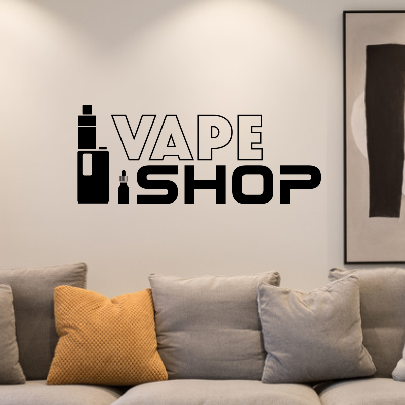Vinyl Wall Decals Vape Shop Si - Vaping Shop recensione e prezzo