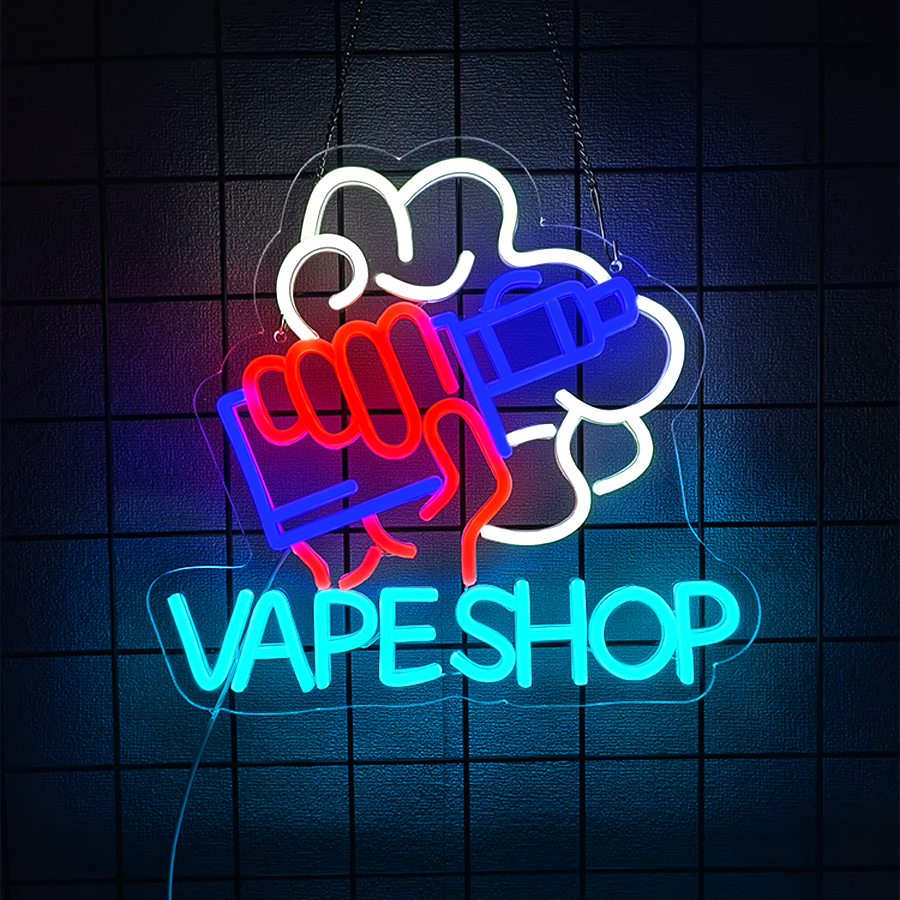 Smoke Series Neon Sign For Wal - Vaping Shop recensione e prezzo