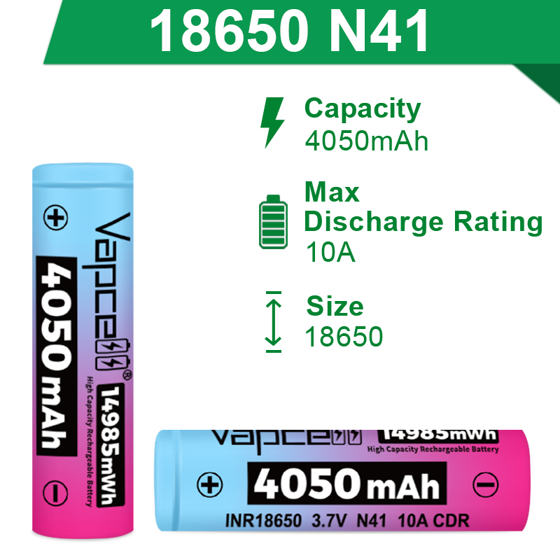 New Rainbow 18650 Battery Vapc - Vape Battery 18650 recensione e prezzo